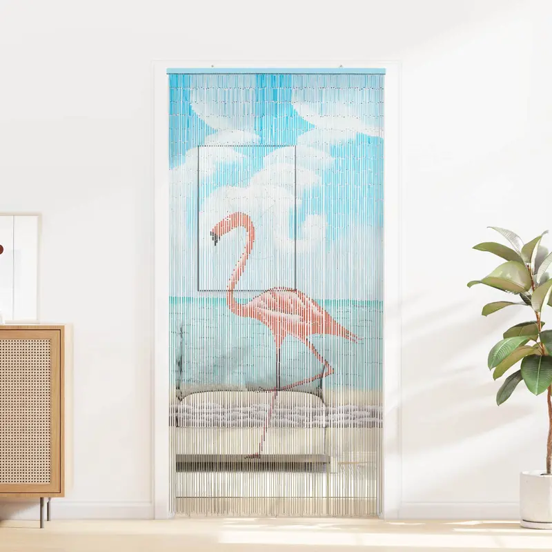 Vidaxl insect deurgordijn meerkleurig 100 x 200 cm bamboe