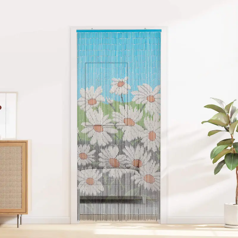 Vidaxl insect deurgordijn meerkleurig 90 x 200 cm bamboe