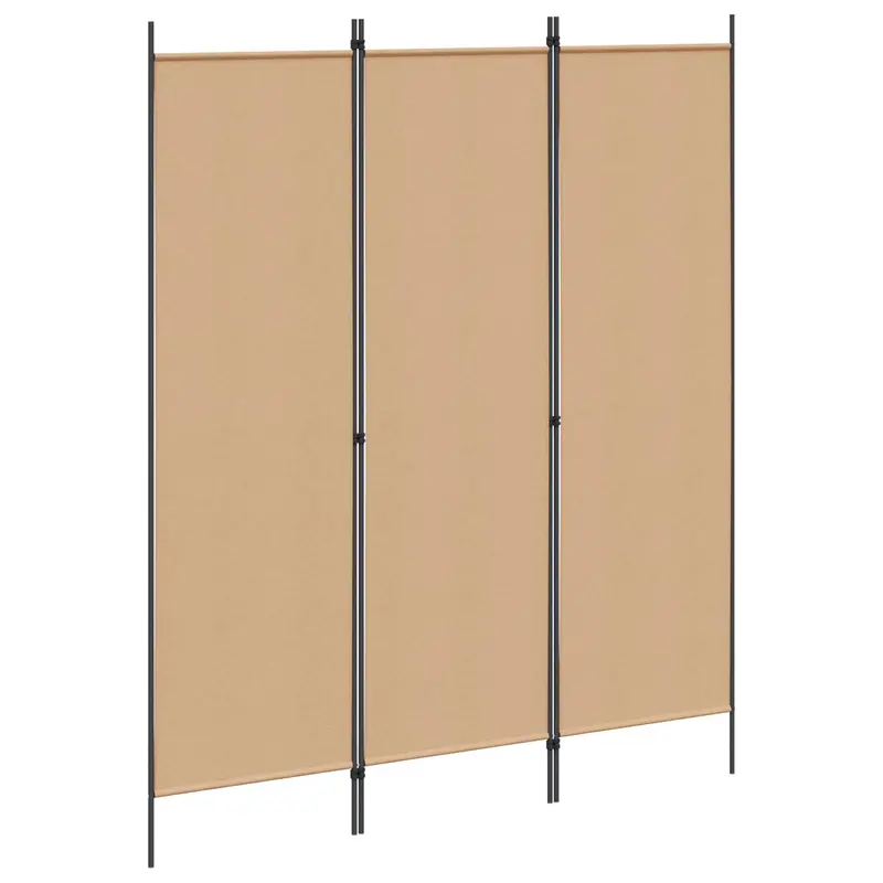 Vidaxl kamerverdeler beige 150 x 180 cm stof