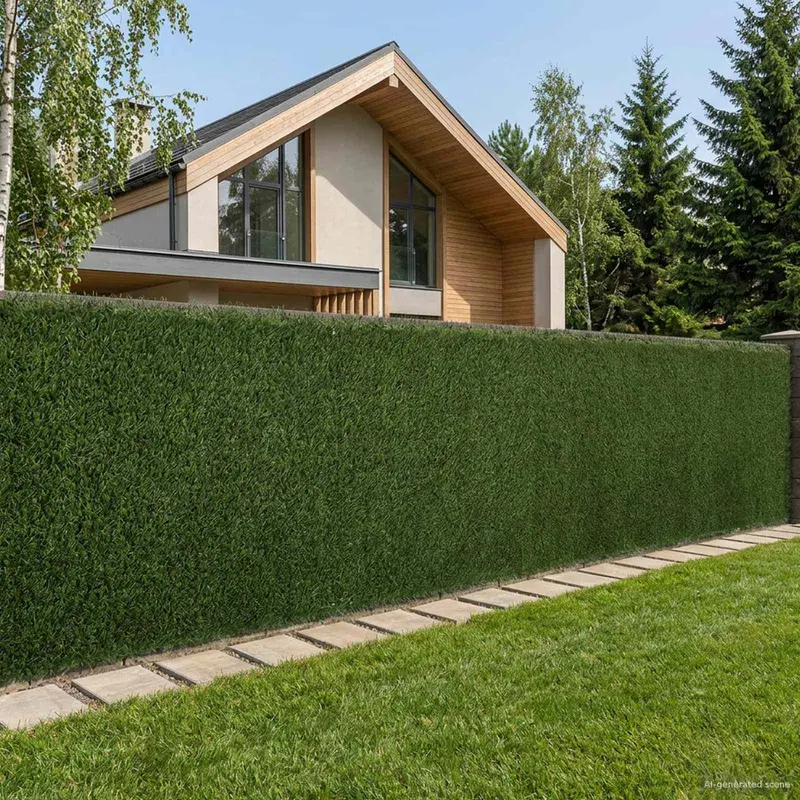 Vidaxl kunstmatige omheining lichtgroen 1 x 3 m pvc en staal
