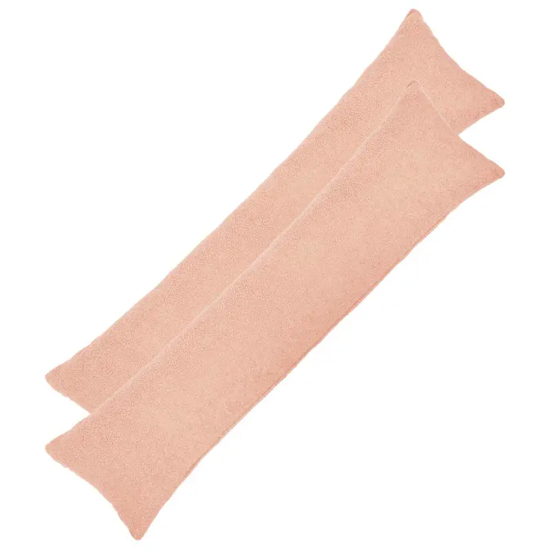 Vidaxl kussensloop 2 pcs heerlen roze 40 x 145 cm bouclé