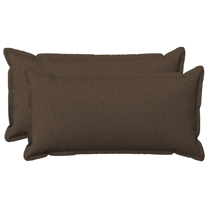 Vidaxl kussensloop 2 pcs houten taupe 40 x 80 cm faux linnen