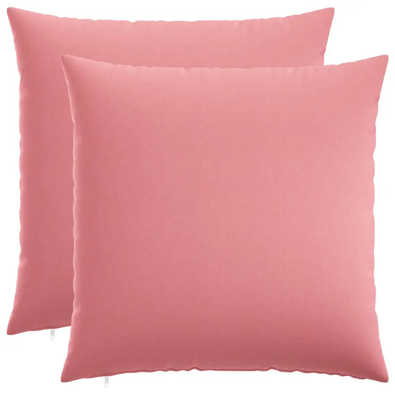 Vidaxl kussensloop 2 st heerlen roze 55 x 55 cm stof
