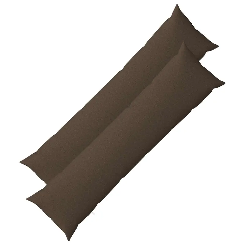 Vidaxl kussensloop 2 st heerlen taupe 40 x 145 cm stof