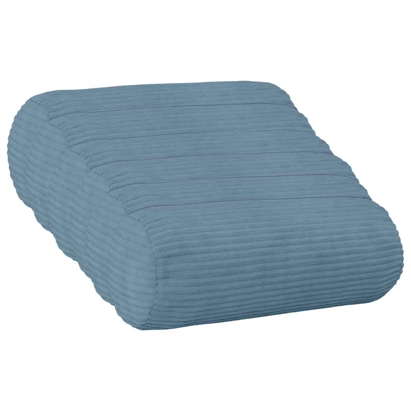 Vidaxl kussensloop 6 pcs heerlen blauw ø 15 x 40 cm corduroy