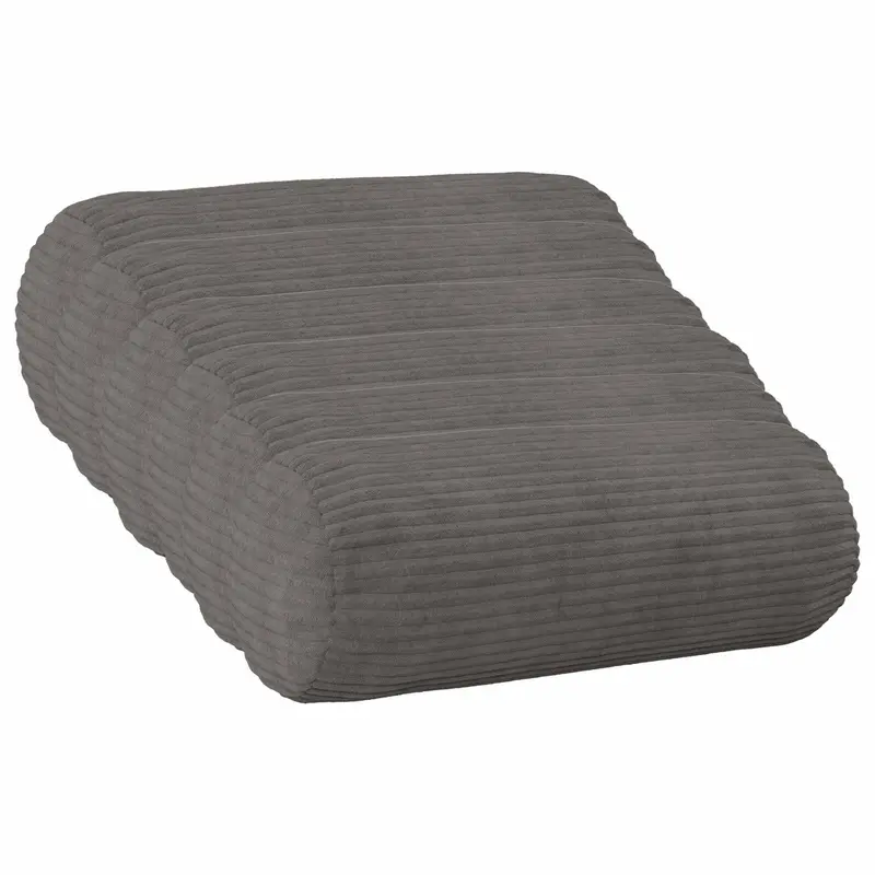 Vidaxl kussensloop 6 pcs heerlen donkergrijs ø 15 x 40 cm corduroy