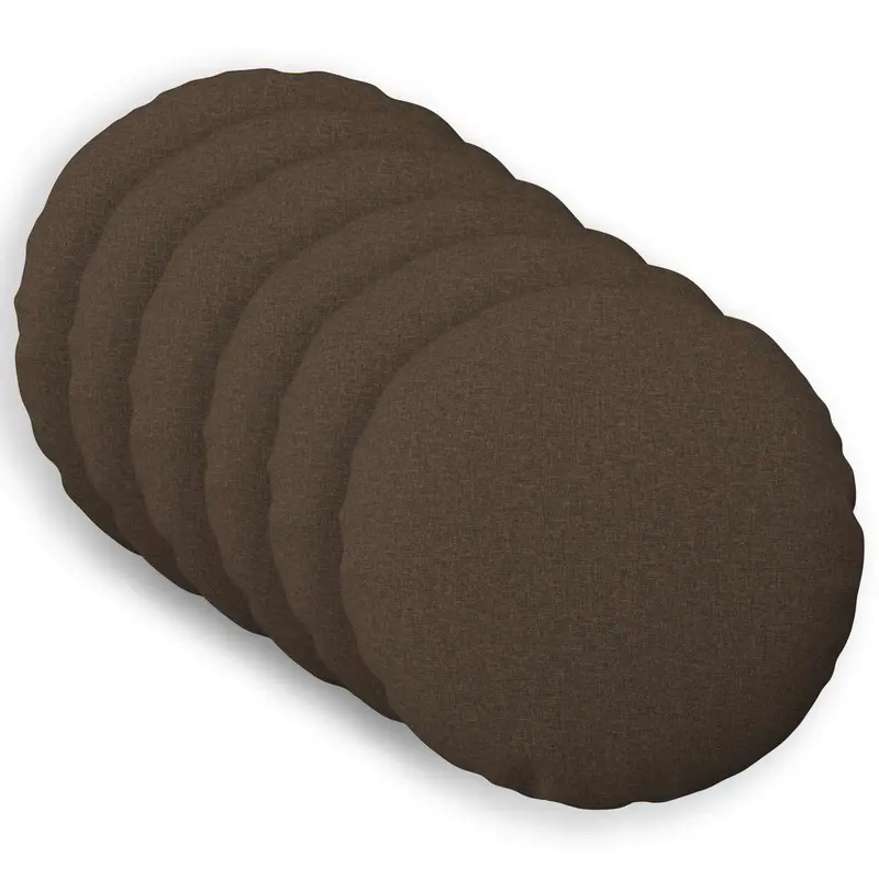 Vidaxl kussensloop 6 st heerlen taupe ø 50 cm stof