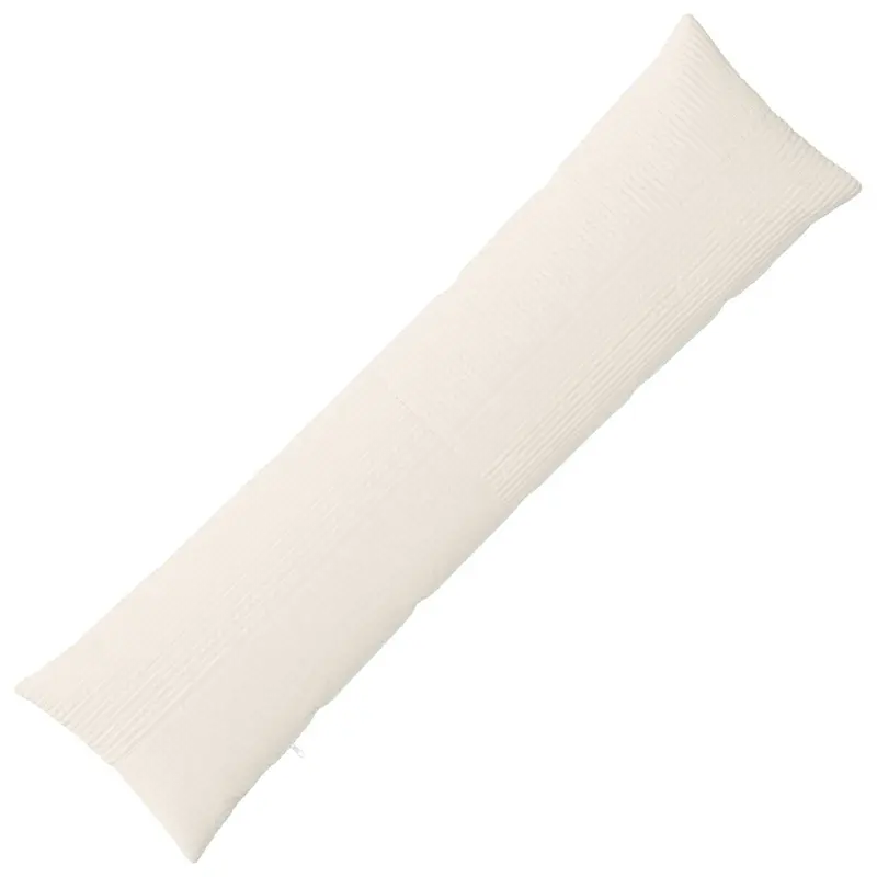 Vidaxl kussensloop almelo crèmekleurig 40 x 145 cm corduroy