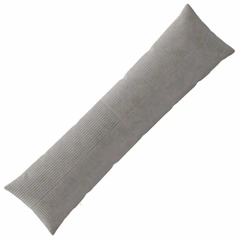 Vidaxl kussensloop almelo lichtgrijs 40 x 145 cm corduroy