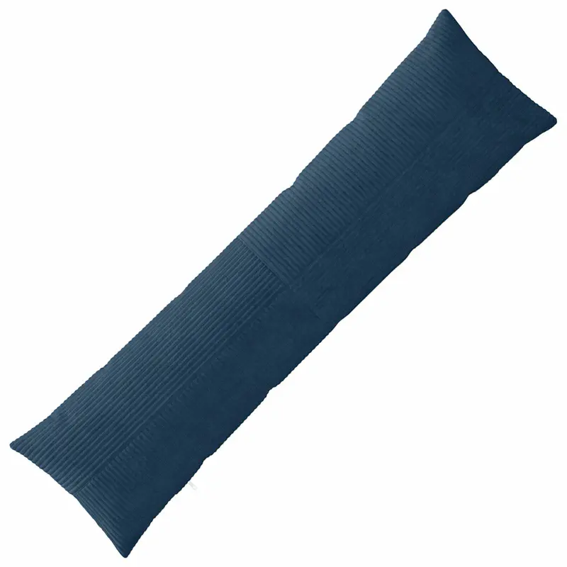 Vidaxl kussensloop almelo marineblauw 40 x 145 cm corduroy