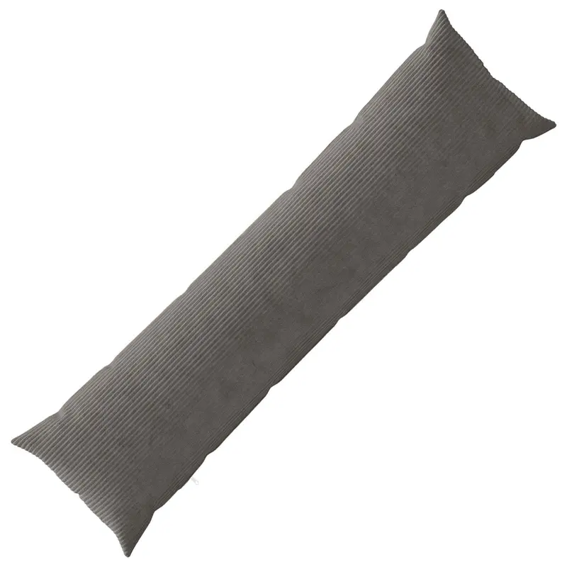 Vidaxl kussensloop heerlen donkergrijs 40 x 145 cm corduroy