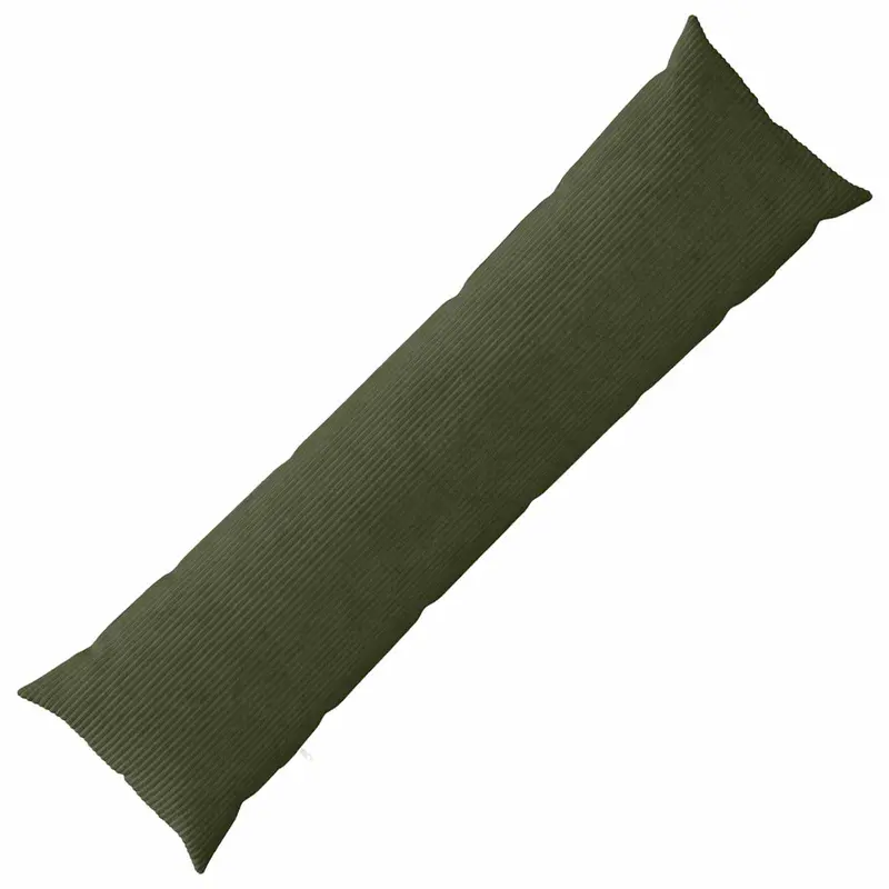 Vidaxl kussensloop heerlen groen 40 x 145 cm corduroy