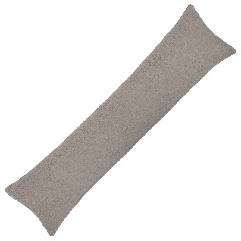 Vidaxl kussensloop heerlen lichtgrijs 40 x 145 cm bouclé