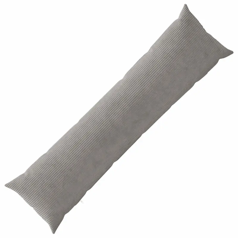 Vidaxl kussensloop heerlen lichtgrijs 40 x 145 cm corduroy