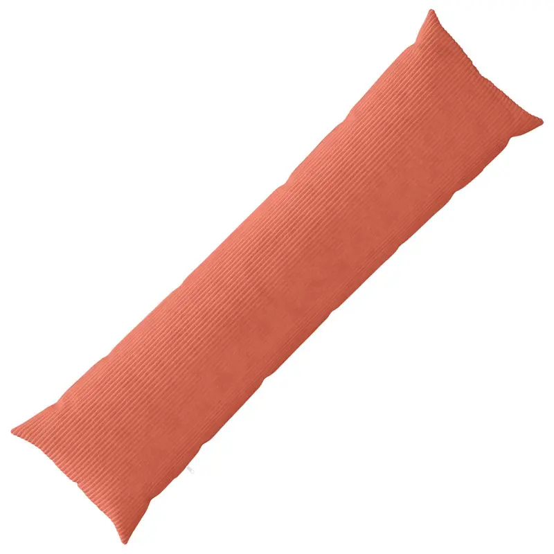 Vidaxl kussensloop heerlen rood-oranje 40 x 145 cm corduroy