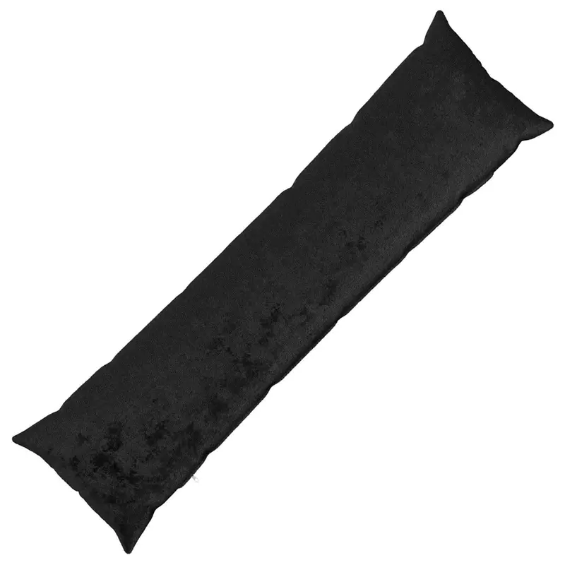 Vidaxl kussensloop heerlen zwart 40 x 145 cm flanel