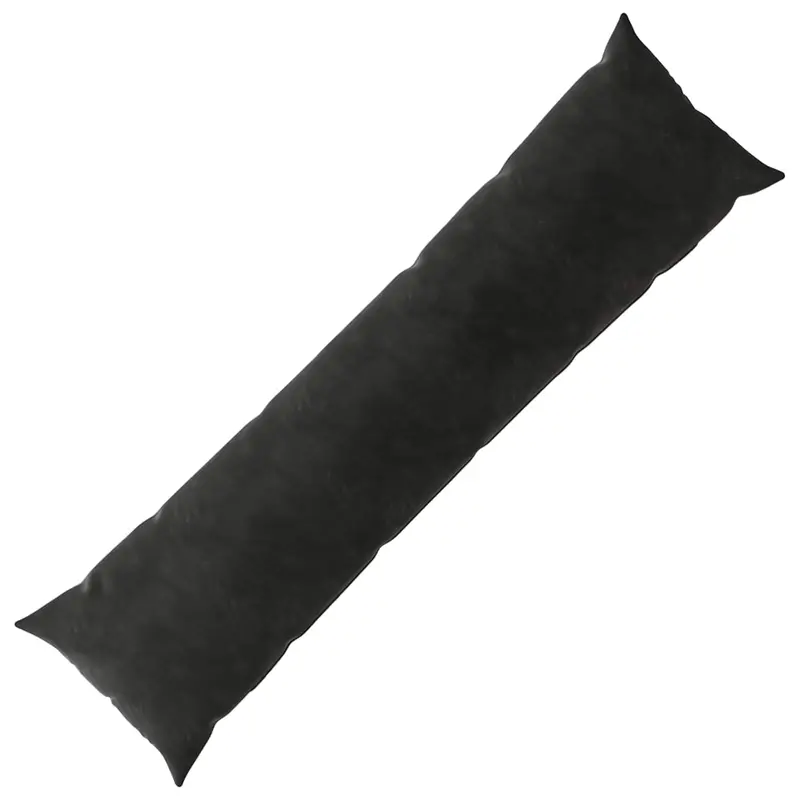 Vidaxl kussensloop heerlen zwart 40 x 145 cm fluweel