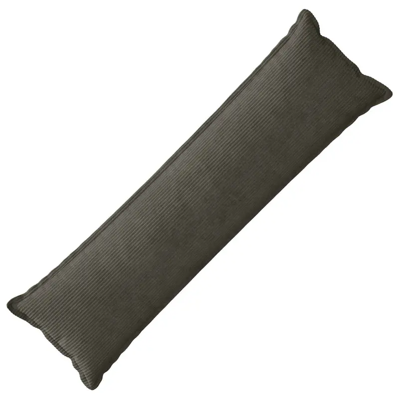 Vidaxl kussensloop houten antraciet 40 x 145 cm corduroy