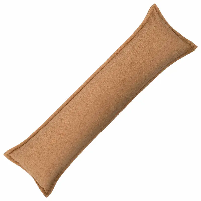 Vidaxl kussensloop houten beige 40 x 145 cm bouclé