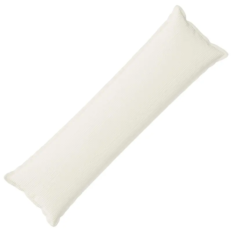 Vidaxl kussensloop houten crèmekleurig 40 x 145 cm corduroy