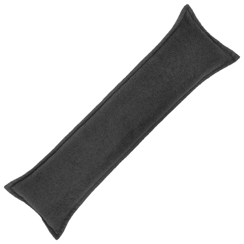 Vidaxl kussensloop houten donkergrijs 40 x 145 cm bouclé