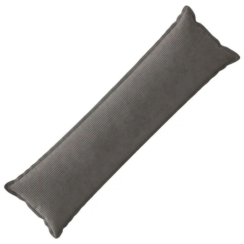 Vidaxl kussensloop houten donkergrijs 40 x 145 cm corduroy