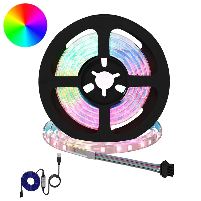 Vidaxl led-strip 12 st zwart en transparant koper en kunststof