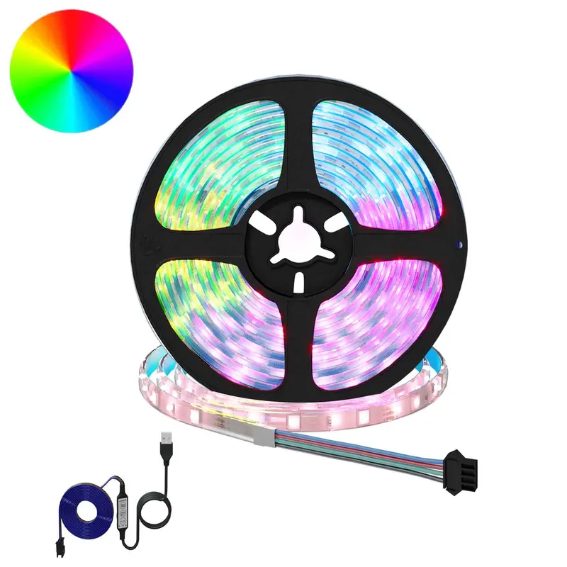 Vidaxl led-strip 12 st zwart en transparant koper en kunststof