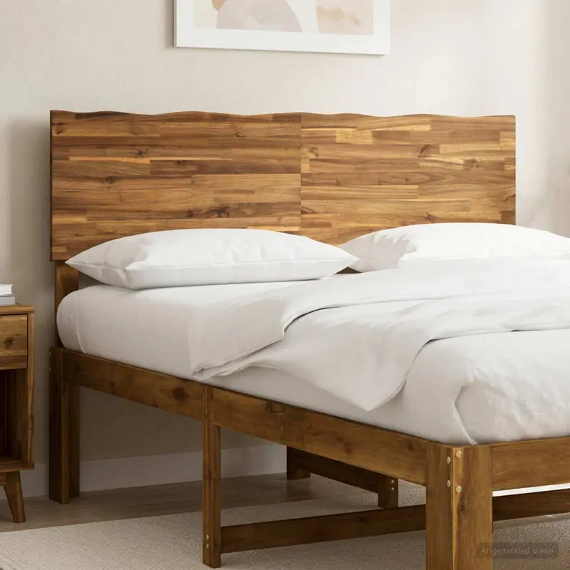 Vidaxl live edge hoofdbord rostock naturel 150 cm massief acaciahout