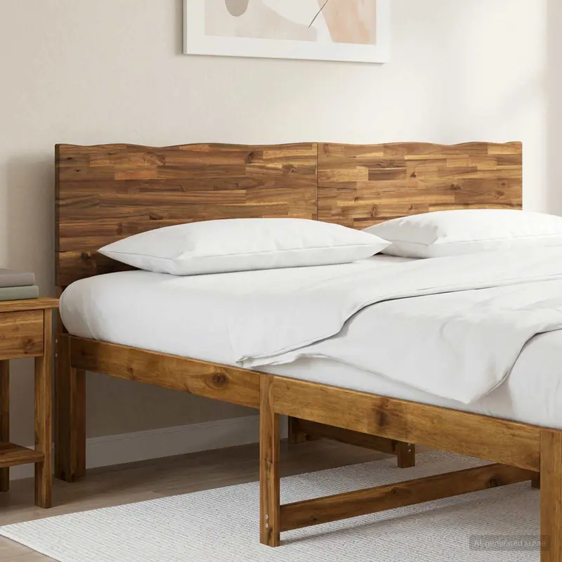 Vidaxl live edge hoofdbord rostock naturel 180 cm massief acaciahout