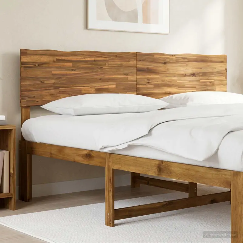 Vidaxl live edge hoofdbord rostock naturel 180 cm massief acaciahout