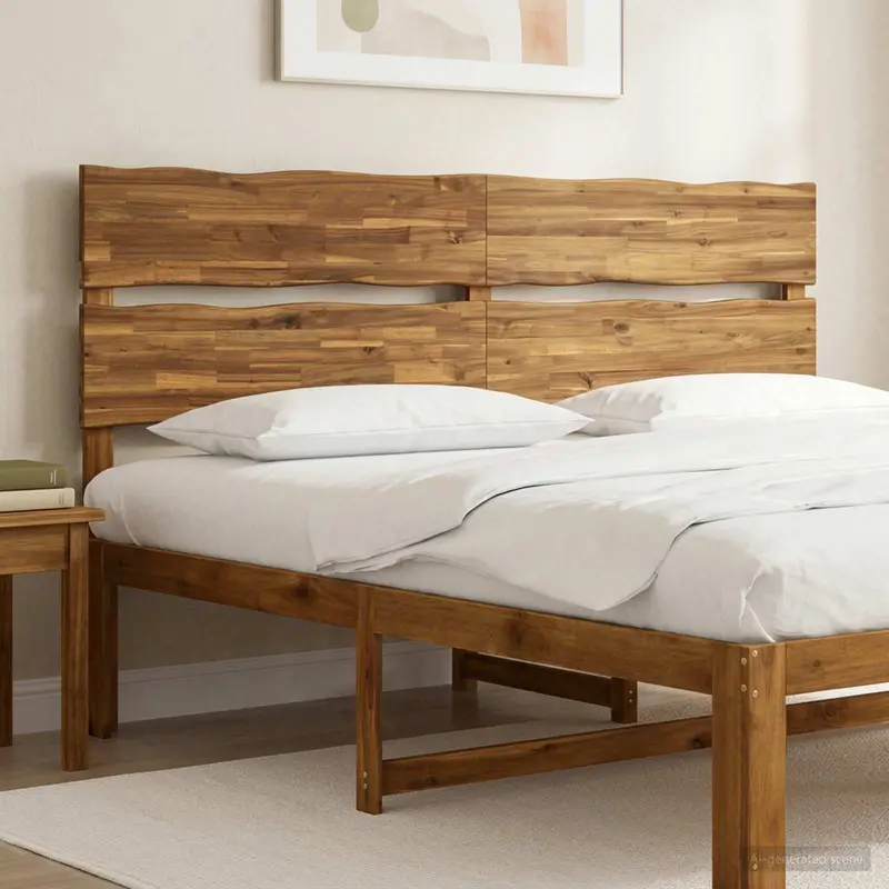 Vidaxl live edge hoofdbord rostock naturel 200 cm massief acaciahout