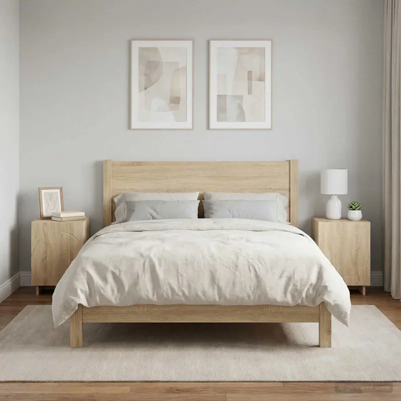 Vidaxl nachtkastje 2 st sonoma eiken 33,5 x 34,5 x 50 cm bewerkt hout