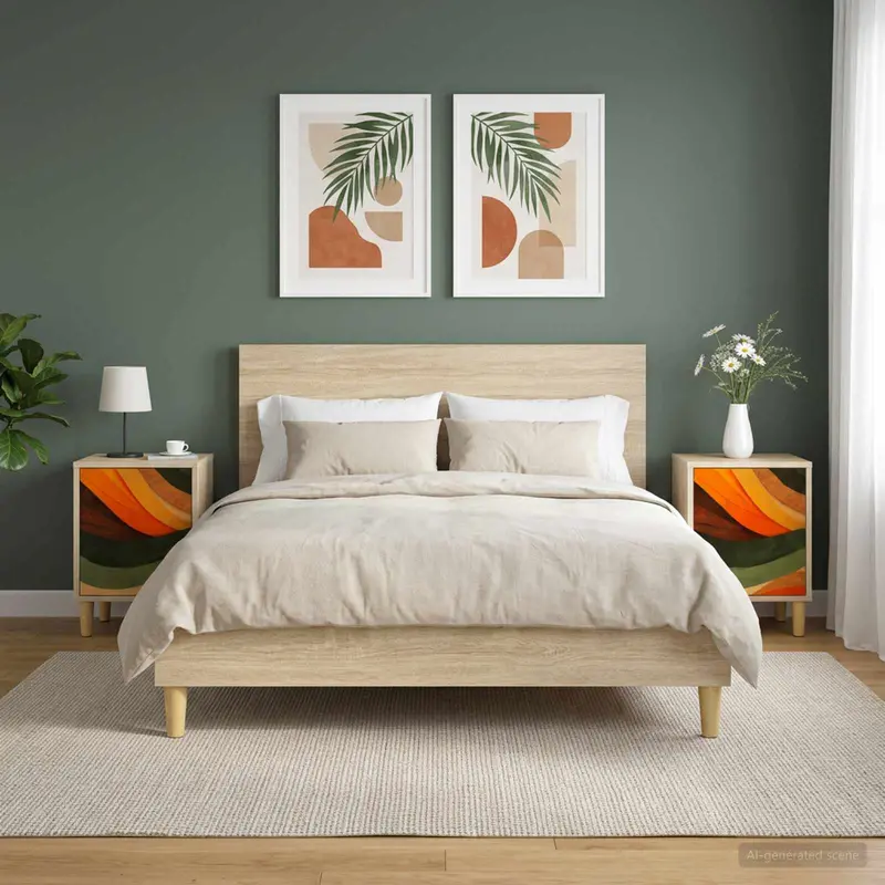 Vidaxl nachtkastje bonn 2 st sonoma eiken 36 x 33 x 50 cm bewerkt hout
