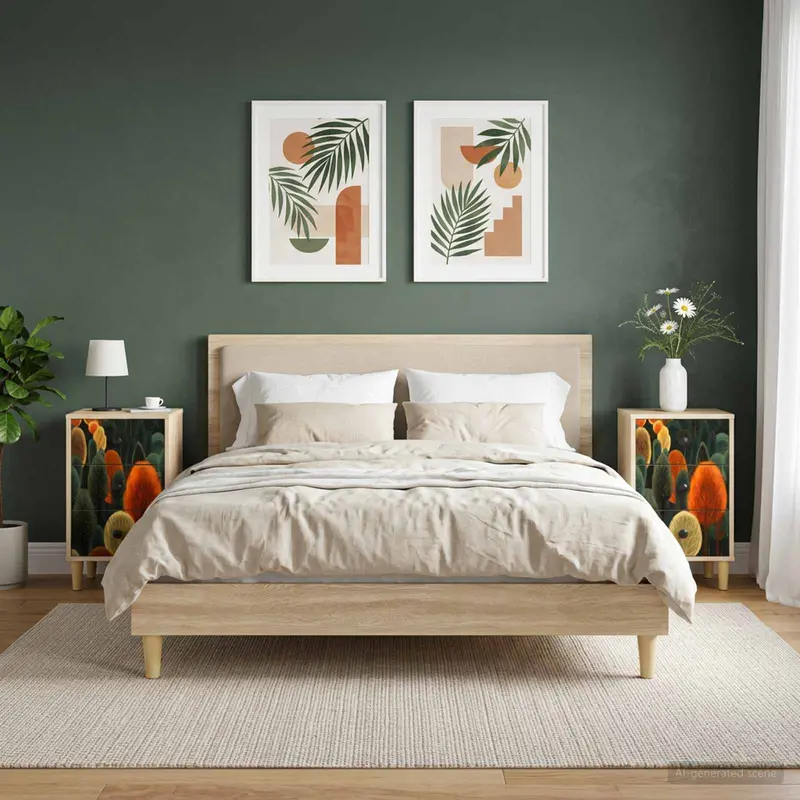 Vidaxl nachtkastje zaandam 2 st sonoma eiken 36 x 33 x 60 cm