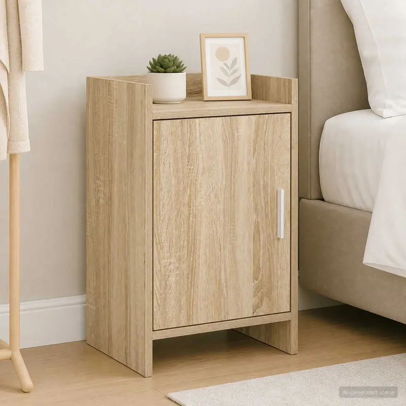 Vidaxl nachtkastjes 2 st sonoma eiken 40 x 30 x 60 cm bewerkt hout