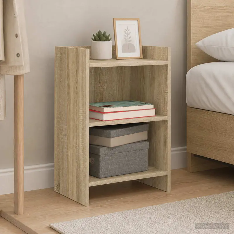 Vidaxl nachtkastjes sonoma eiken 40 x 30 x 60 cm bewerkt hout