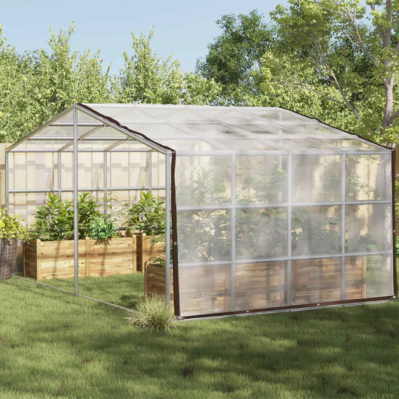 Vidaxl plantenhoes doorzichtig 4 x 4 m pe