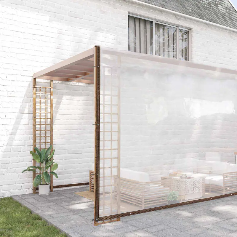 Vidaxl plantenhoes doorzichtig 8 x 12 m pe