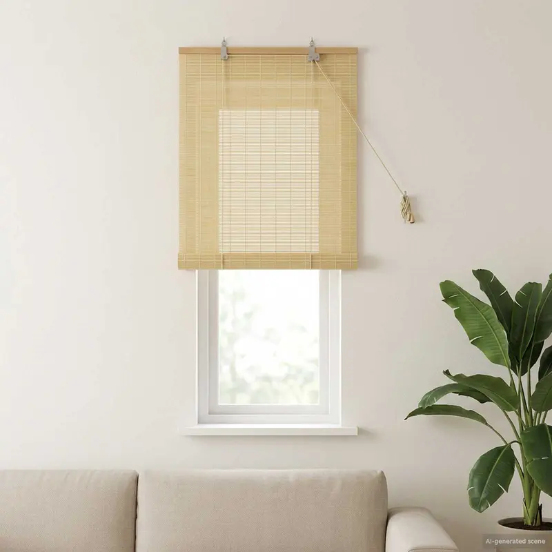 Vidaxl rolgordijn naturel 50 x 160 cm bamboe