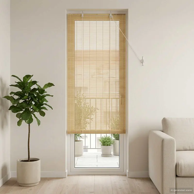 Vidaxl rolgordijn naturel 60 x 220 cm bamboe