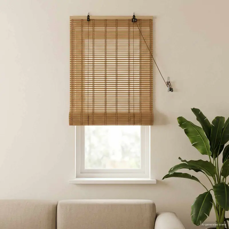 Vidaxl rolgordijn natuur 50 x 160 cm bamboe