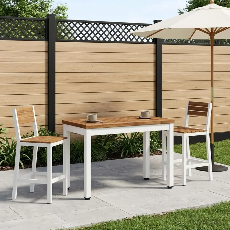 Vidaxl salontafel natuurlijk en wit 60,5 x 30 x 36 cm