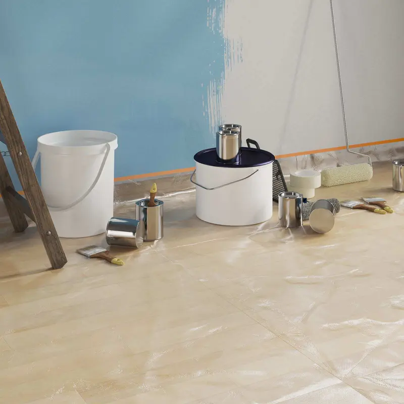 Vidaxl stofblad met plakband 12 st doorzichtig 270 x 1600 cm hdpe