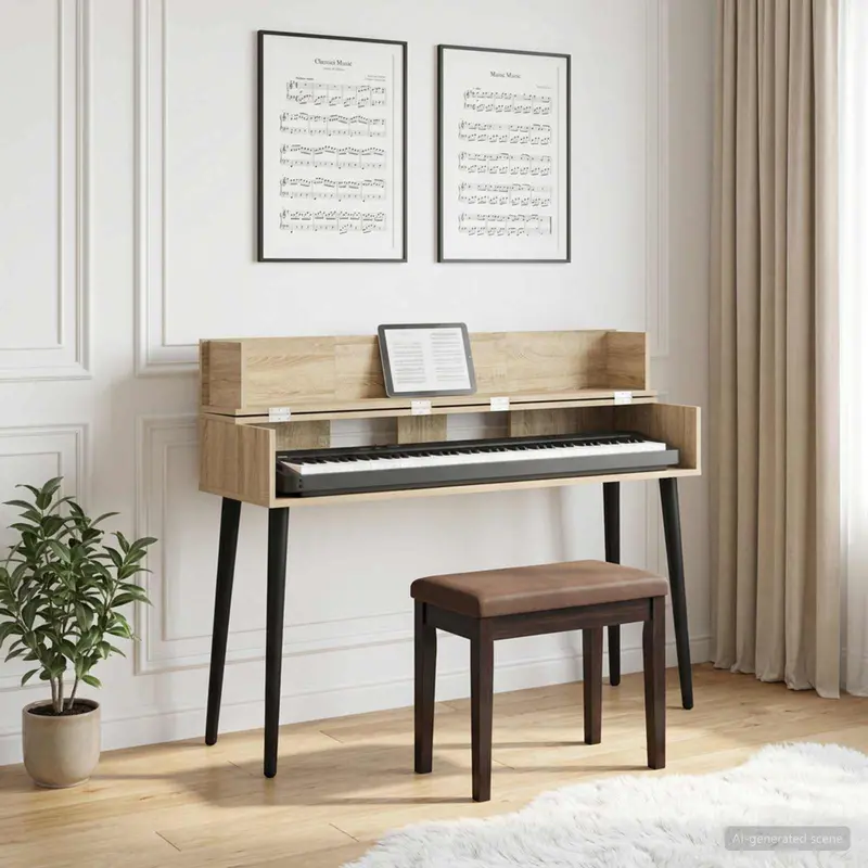 Vidaxl studiobureau sonoma eiken 152 x 40 x 19,5 cm bewerkt hout