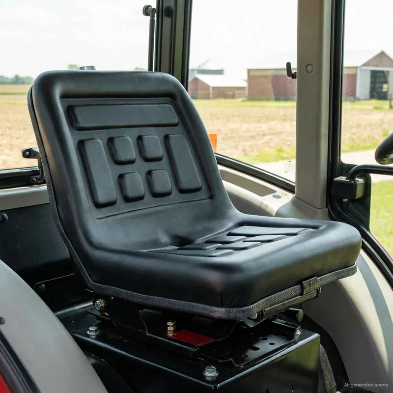 Vidaxl tractorstoel met ophangingsysteem zwart 39,5 x 52 x 43 cm