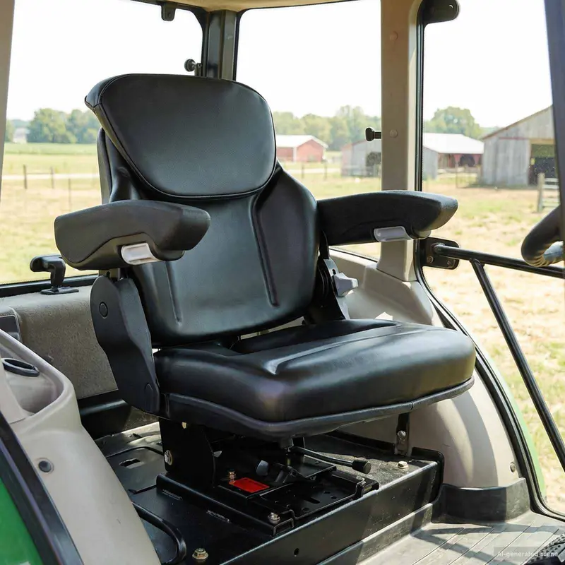 Vidaxl tractorstoel met ophangingsysteem zwart 60 x 58 x 72 cm