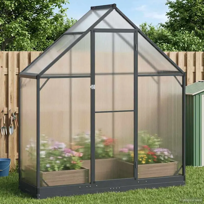 Vidaxl tuin serre 183,5 x 63,5 x 207 cm