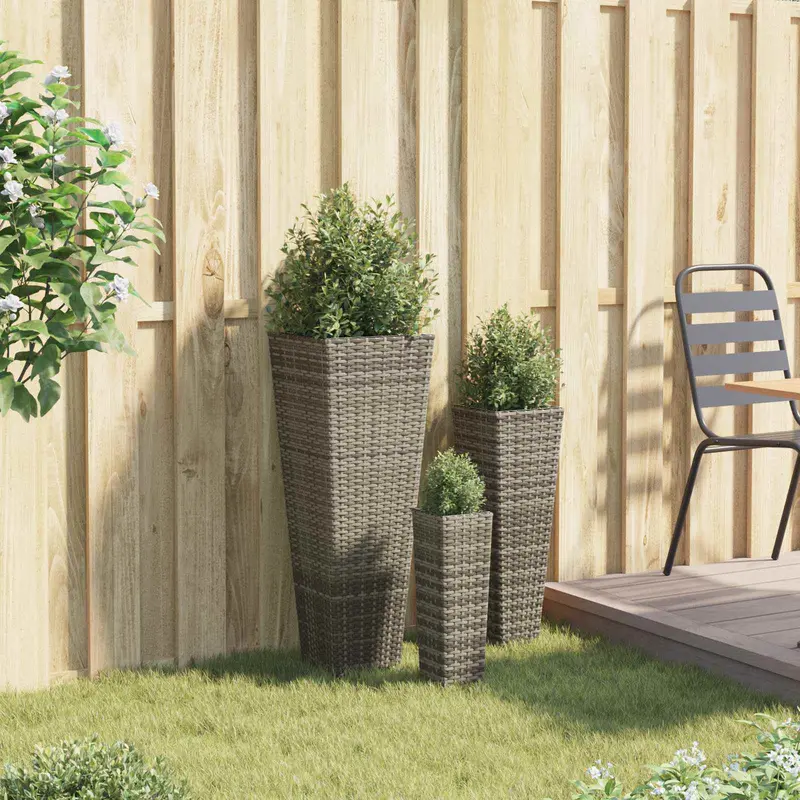 Vidaxl tuinset 3 st 30 x 30 x 80 cm metaal