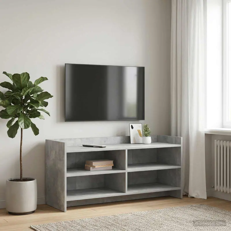 Vidaxl tv-kast 100 x 33 x 47 cm betongrijs bewerkt hout
